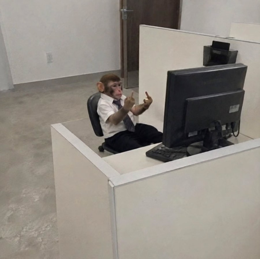 Arthur at the office